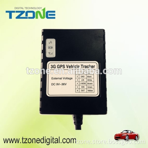 internal antenna and battery support ibutton reader and engine cut 3G GPS tracker